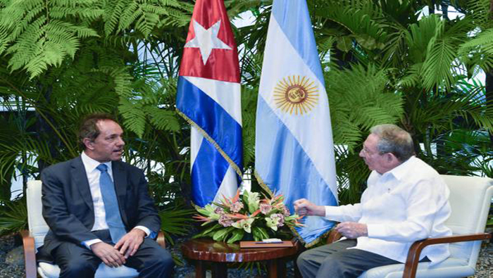 El encuentro se realizó en el Palacio de la Revolución de La Habana.