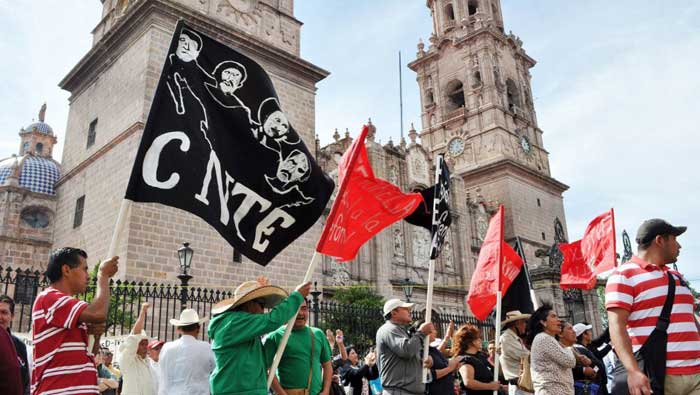 La CNTE denuncia que el cambio de estructura educativa en Oaxaca busca imponer la reforma educativa
