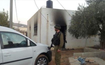 El incendio fue provocado en una vivienda ubicada al norte de Cisjordania.