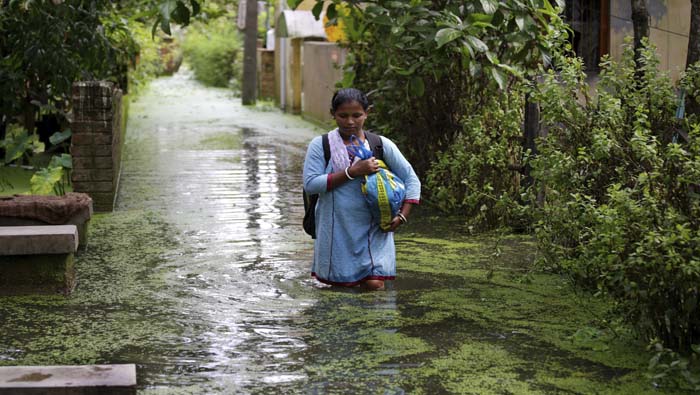 Las inundaciones son habituales en el sureste asiático, la época de más intensidad de las lluvias monzónicas entre julio y agosto.