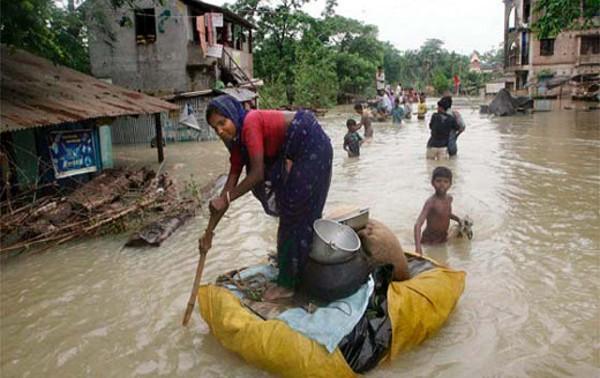 El distrito más afectado por la llegada de las lluvias del monzón es Amreli.