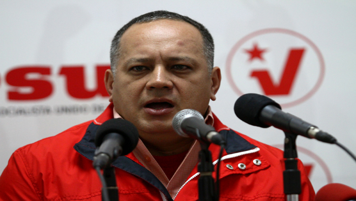 Diosdado Cabello: Cada vez que la derecha sale a marchar hay violencia en el país.