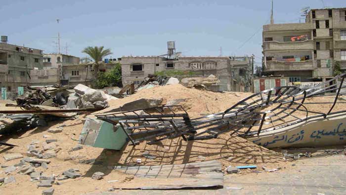 La localidad de Rafah, al sur de la Franja de Gaza, ha sido una de las más afectadas por la ofensiva israelí