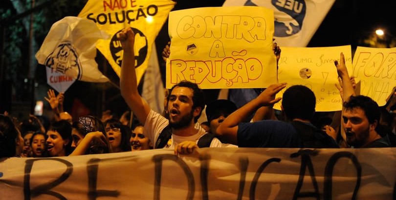 Se esperan marchas en Río de Janeiro contra la reducción de edad penal