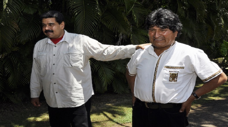 Nicolás Maduro y Evo Morales son amigos fieles del líder cubano, Fidel Castro. 