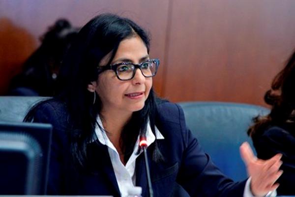Delcy Rodríguez ha mantenido reuniones en varios países en defensa del Esequibo de ese país.