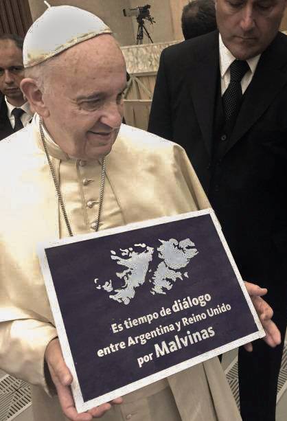 El papa Francisco también dio su bendición a la campaña. 