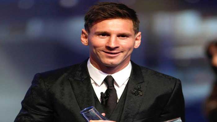 Messi fue condecorado como el mejor jugador de la pasada Liga de Campeones