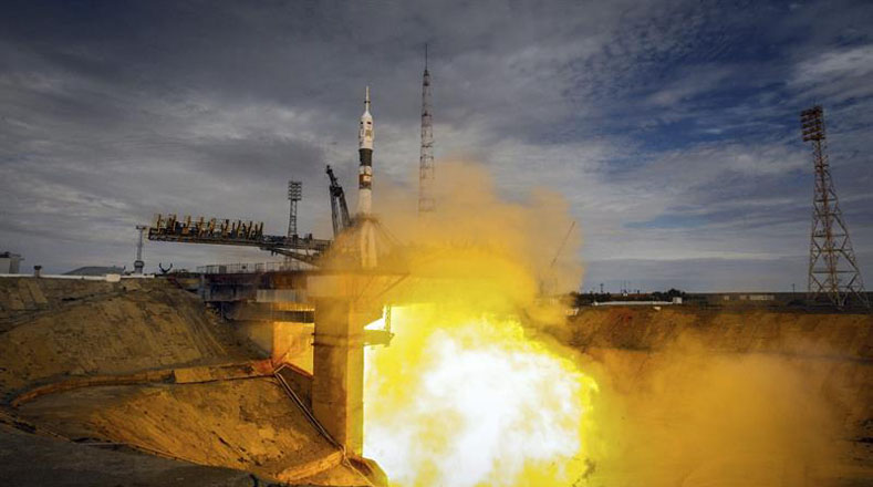 La nave espacial Soyuz TMA-18M ha despegado con éxito desde el cosmódromo de Baikonur (Kazajistán) .