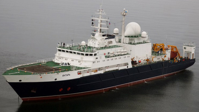 El buque Yantar investiga las profundidades del mar y tiene la capacidad de llevar vehículos submarinos.