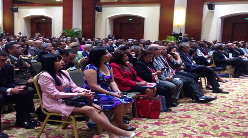 Distintas delegaciones diplomáticas estuvieron presentes en la X Cumbre de Petrocaribe.