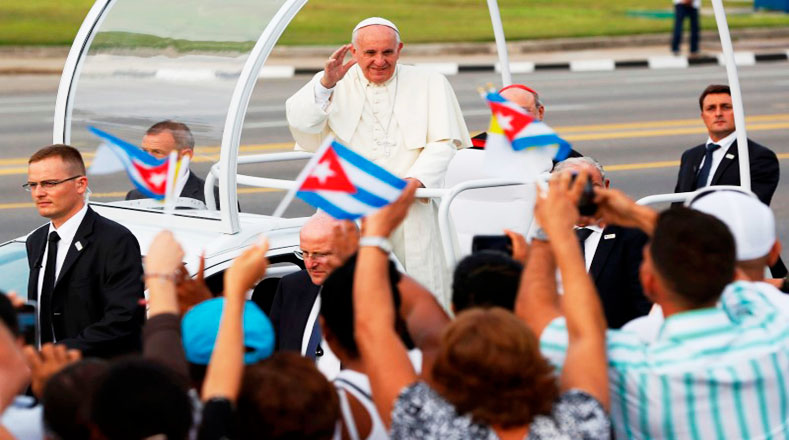 Las mejores fotos del papa Francisco en Cuba