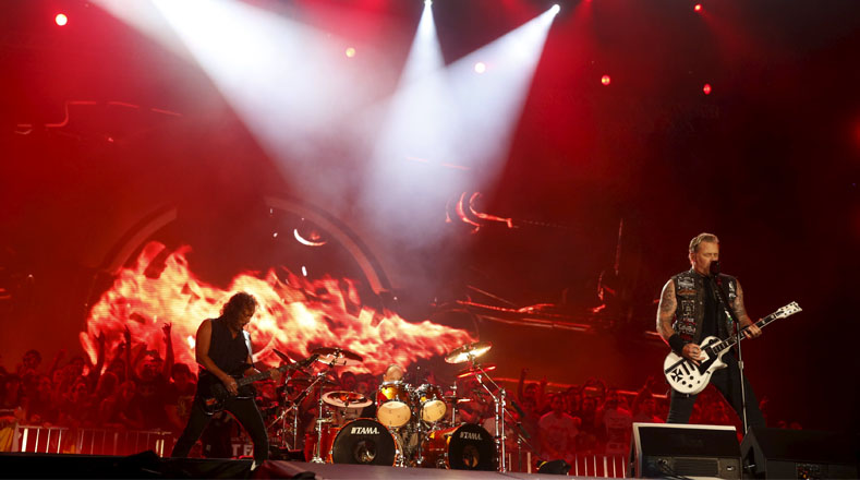 Metallica fue uno de los grupos más esperados por los asistentes.