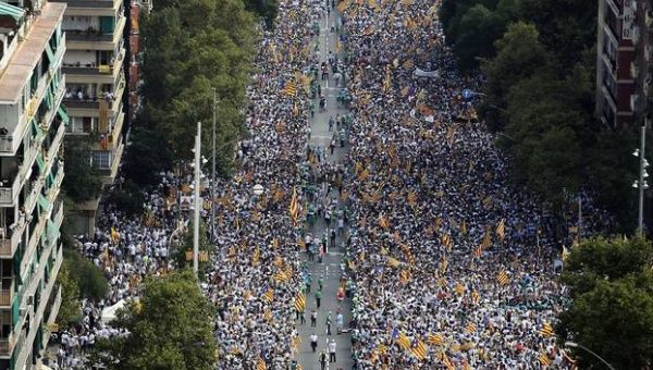 La multitudinaria participación en la Diada del 11 de septiembre ratificó el apoyo mayoritario al independentismo en Cataluña.