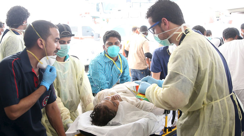 Cientos de heridos fueron trasladados a centros de salud de La Meca.