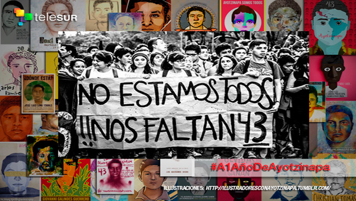 México se ha unido en protestas durante un año por la aparición con vida de los normalistas de Ayotzinapa.