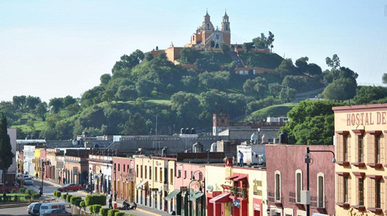 Los habitantes de San Pedro Cholula, en Puebla, cuidan el patrimonio cultural e histórico de su ciudad.