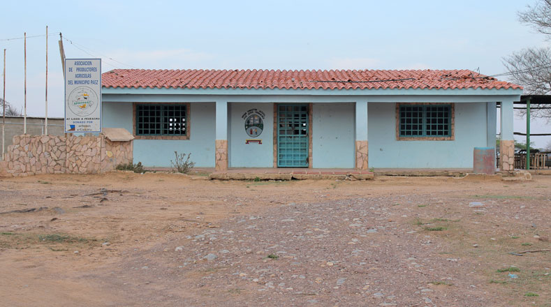 Escuela en construcción en la comunidad de El Tigre, en La Guajira venezolana.