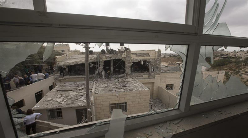 En total, fueron destruidas dos casas pertenecientes a familias palestinas que habitan en Cisjordania. 