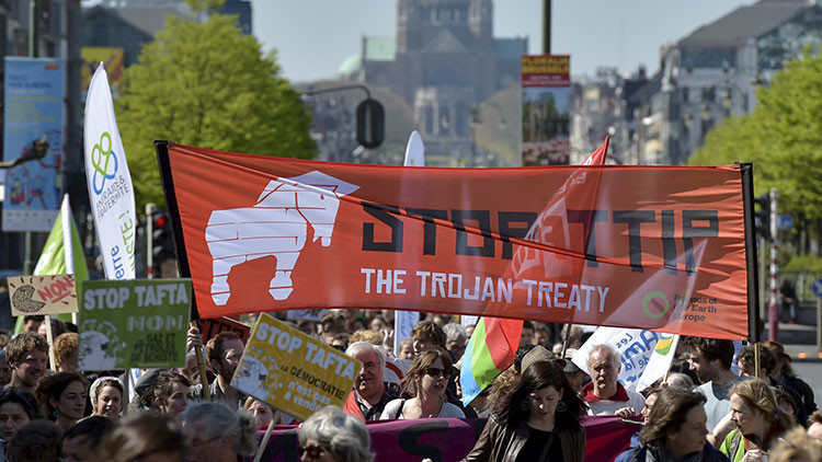Se espera una semana de nuevas manifestaciones contra el TTIP.