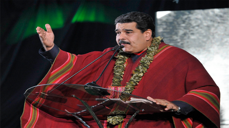 Durante su intervención en la II Cumbre Mundial de los Pueblos sobre el Cambio Climático, el presidente venezolano Nicolás Maduro recordó que hace 523 años comenzó la historia de saqueo y holocausto más grande que haya vivido la humanidad.