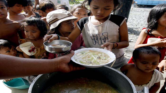 Según la FAO, Filipinas es el noveno país con mayor cantidad de personas con hambre en el mundo.