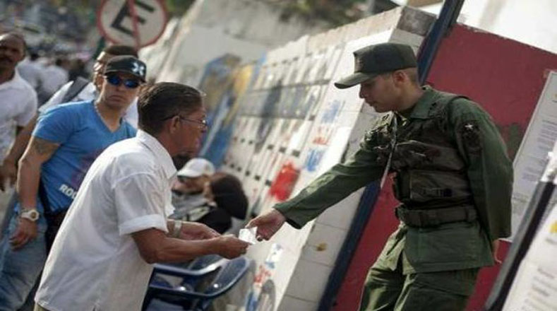 Para este ensayo también fueron desplegadas las fuerzas de seguridad venezolanas que colaboran con el proceso y atienden a la población electoral. 