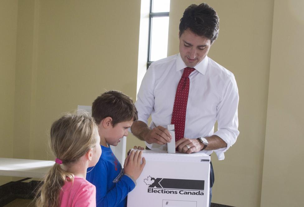 En foto: Elecciones federales 2015 en Canadá