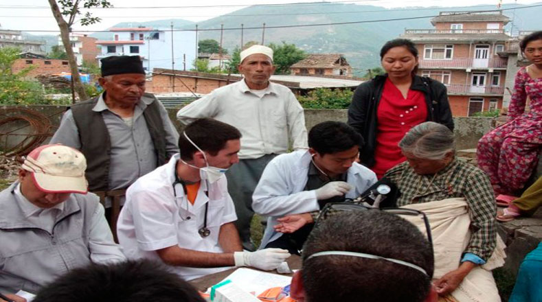 La brigada médica cubana también atendió a los afectados por el terremoto en Nepal.