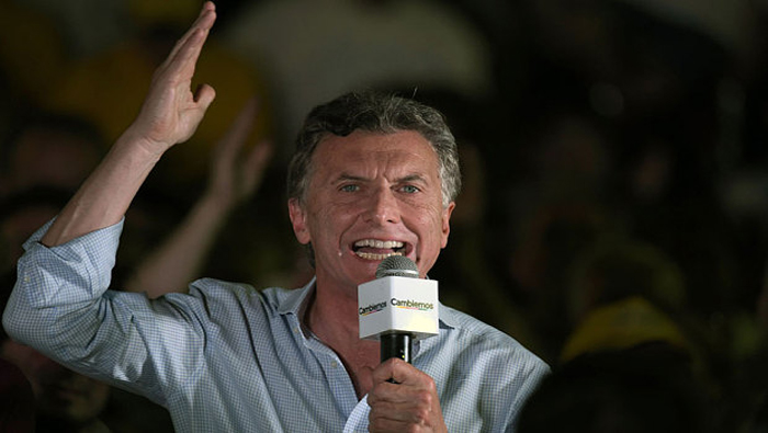 Mauricio Macri, presidente electo de Argentina.