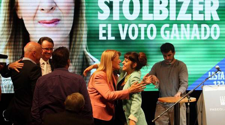 Margarita Stolbizer en su cierre de campaña llamó a apostar por el partido Progresistas este 25 de octubre.