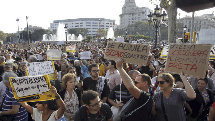 Desde 2011 toda España sale a las calles para manifestar contra los recortes.