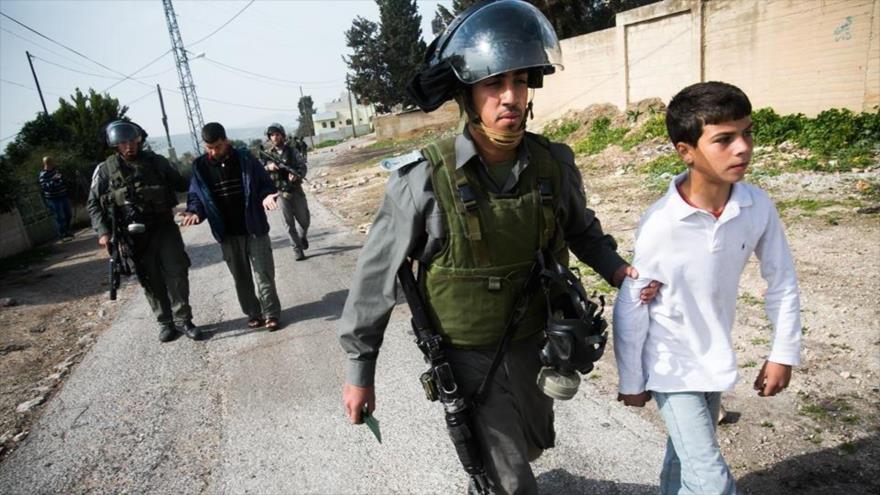 La detención arbitraria de menores palestinos se ha ido intensificando.