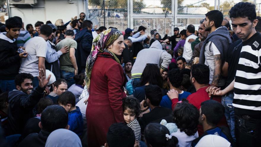 Muchos de los refugiados quedan atrapados en las fronteras.