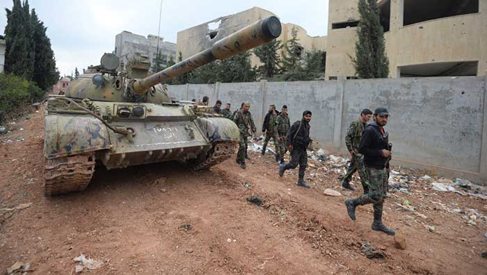 El Ejército sirio ha recuperado varios territorios que estaban en manos de terroristas