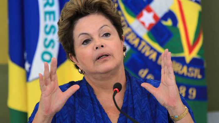La presidenta de Brasil, Dilma Rousseff