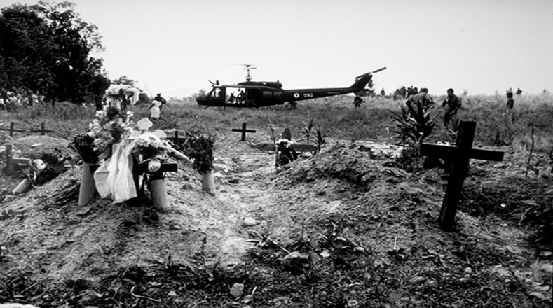La guerra civil en El Salvador dejó más de 70 mil fallecidos entre civiles y combatientes.