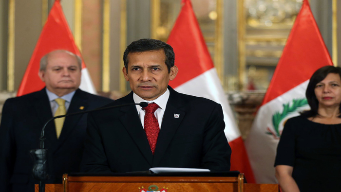 El presidente Ollanta Humala llamó a los peruanos a 