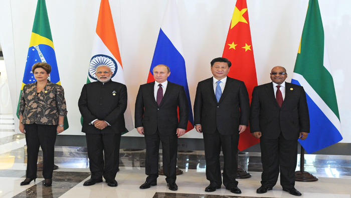 Los países BRICS representan el 29 por ciento del PIB mundial y el 42 por ciento de la población.