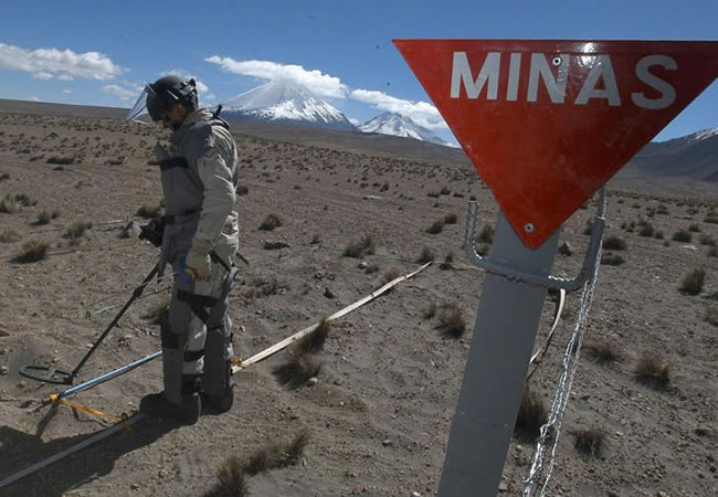 Las minas antipersona se encuentran entre los departamentos de Oruro y Potosí.
