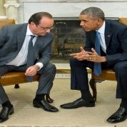 Los presidentes de Francia, François Hollande y de EE.UU., Barack Obama intensificará su lucha contra el EI, en territorio sirio.