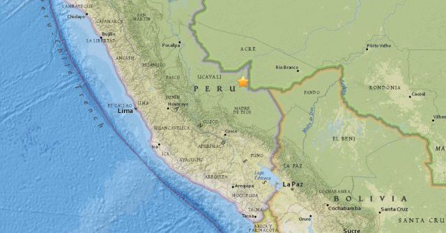 El sismo se sintió en la la frontera con Perú