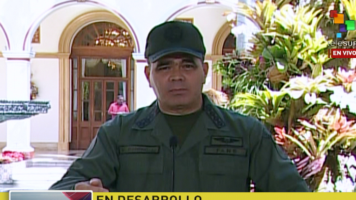 Dijo que Venezuela se mantiene alerta ante las violaciones del espacio aéreo por las fuerzas estadounidenses.