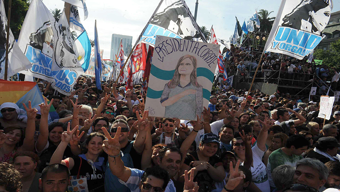 La mandataria argentina pidió a los argentinos cuidar los logros del Kirchnerismo.