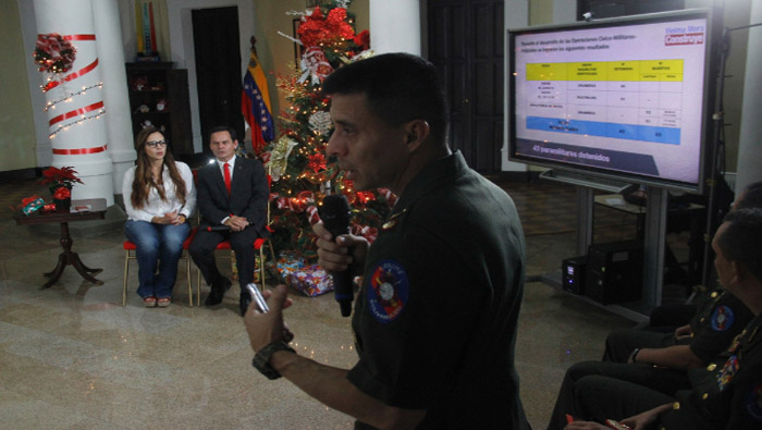 En presencia del Gobernador del estado Táchira, José Vielma Mora, los efectivos militares dieron el reporte en los avances por los estados de excepción en la frontera colombo-venezolana.