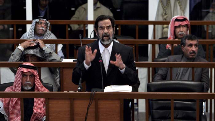 Saddam Hussein fue ahorcado el 30 de diciembre de 2006
