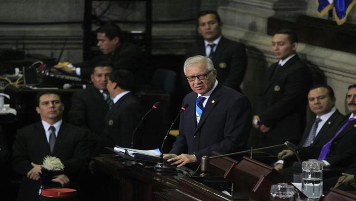 El presidente interino de Guatemala, Alejandro Maldonado, destacó que su Gobierno de transición se centró en 