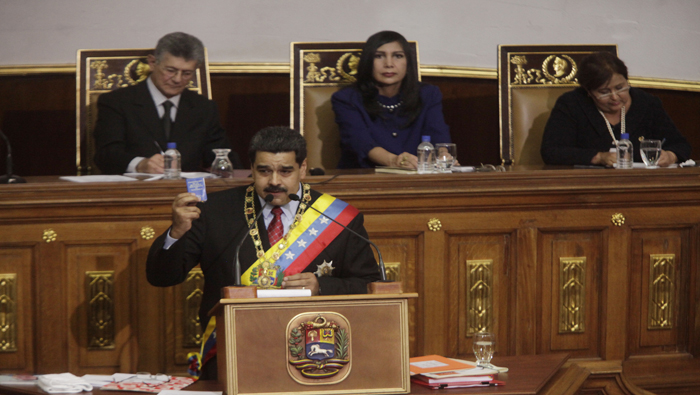 El mandatario venezolano presenta su mensaje anual frente a la Asamblea Nacional (AN), de mayoría opositora.