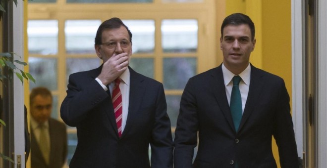 Rajoy y Sánchez son despreciados por muchos españoles.