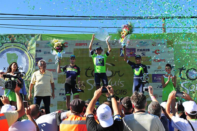 El X Tour de San Luis quedó de la siguiente manera, Dayer Quintana primer lugar, Eduardo Sepúlveda segundo lugar y Nairo Quintana tercer lugar.